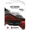 Kingston 2TB KC3000 7000MB-7000MB-S PCIe 4.0 NVMe M.2 SSD Disk SKC3000D-2048G
