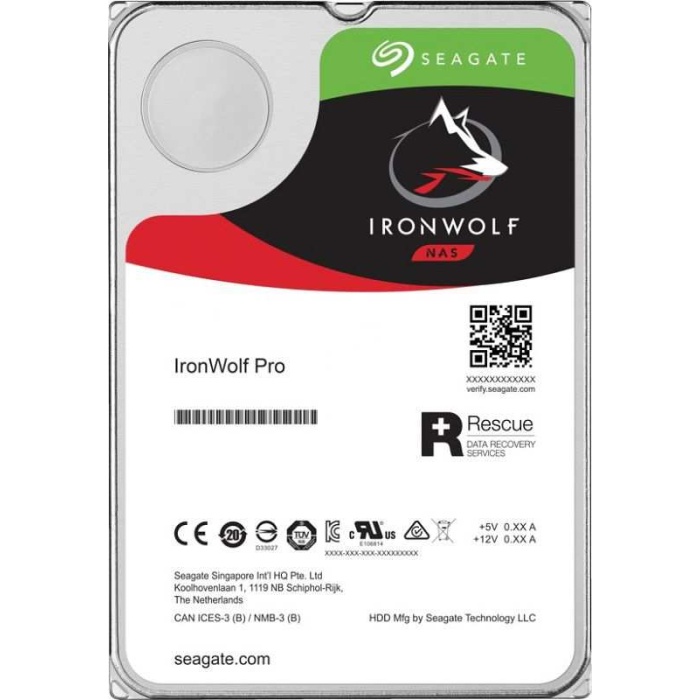 Seagate 12Tb Ironwolf 3.5 Nas Dsk 7200 Rpm Sata 6.0 Gb-S 256Mb Cache St12000Vn0008-2Jh101 Harddisk