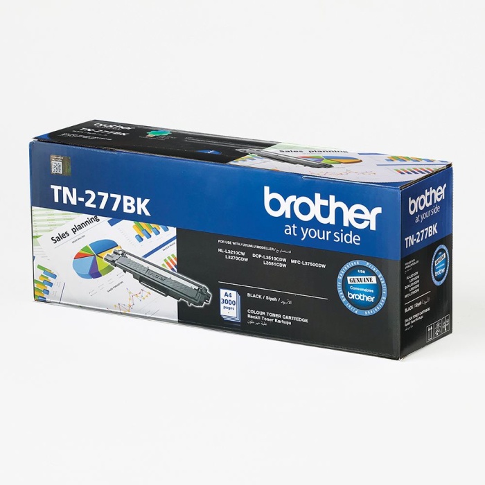 Brother TN-277BK 3.000 Sayfa Black Siyah Toner HL-L3210CW HL-L3270CDW DCP-L3551CDW MFC-L3750CDW