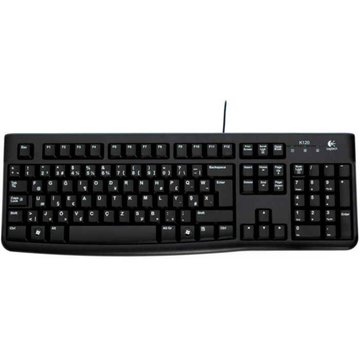 Logitech 920-004163 K120 F Usb Siyah Kablolu Klavye