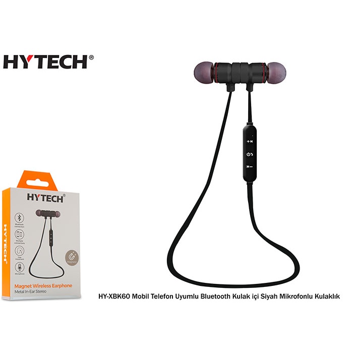 Asonic As-XBK60 Siyah Mobil Telefon Uyumlu Bluetooth Kulak içi Mikrofonlu Kulaklık