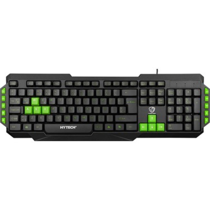 Hytech HYK-46 GAMY Siyah USB Yeşil Tuşlu Q Gaming Oyuncu Klavyesi
