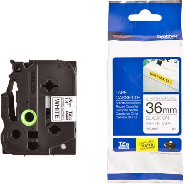 Brother TZE-731 12 mm Yeşil Üzeri Siyah Laminasyonlu Etiket