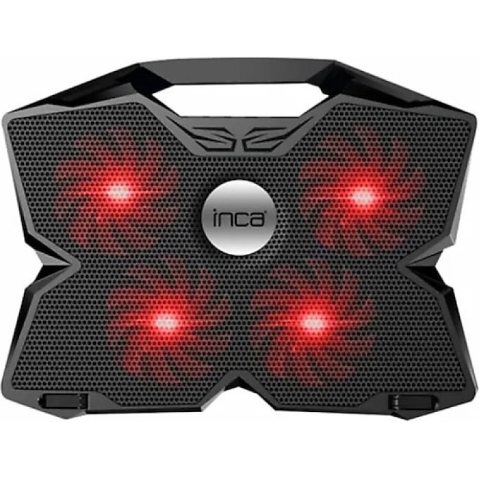 Inca INC-3280 3 Tutacaklı 4 Fanlı Led Işık 11-17 Led Notebook Soğutucu( Fan Hızı Ayarlama Dümesi)