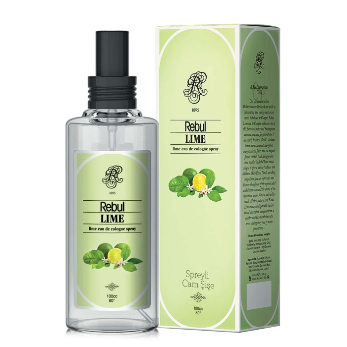 Rebul 125ml Lime Spreyli Kolonya Pet