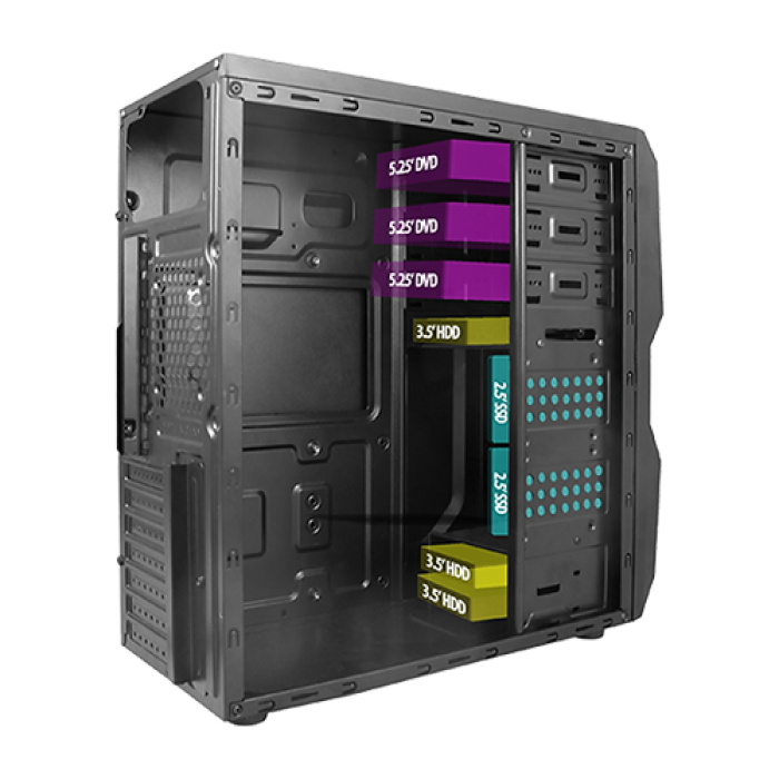 Vento TA-K62 500W Peak FSP Power Supply PC Kasası