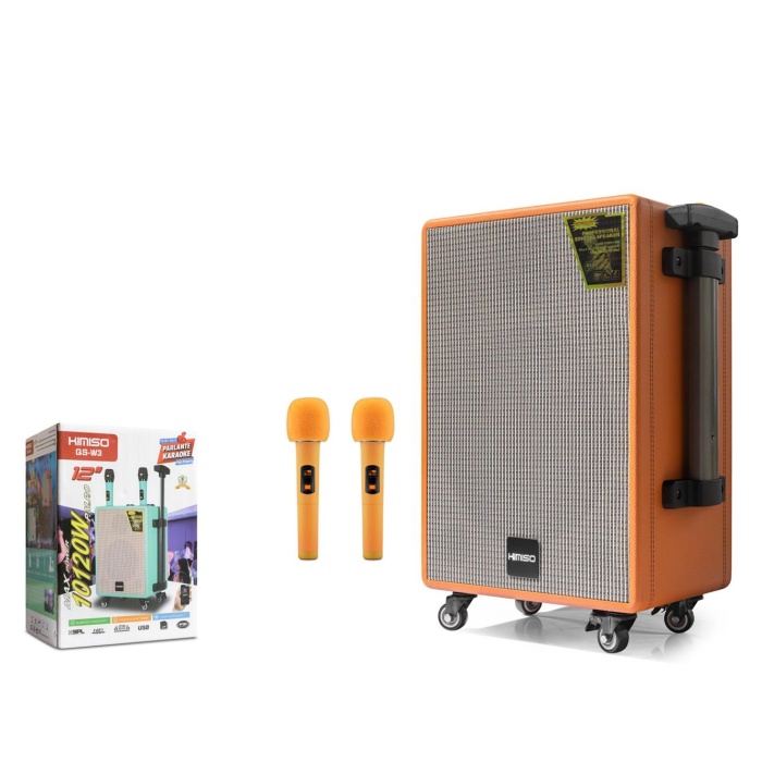 Kimiso QSW3 Bluetooth Speaker 12 420-280-600MM  Usb - Fm - Tf - Aux - Tws - Bluetooth