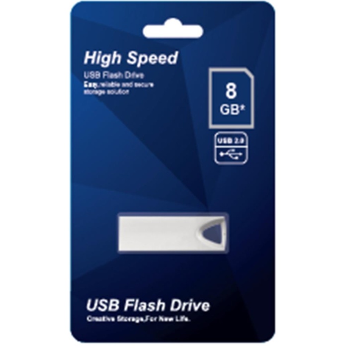 Elba 8GB Metal 2.0 USB Flash Bellek