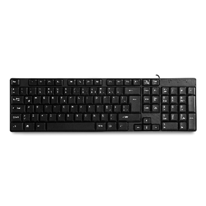 Everest KB-741Q  Siyah-Gri USB 2 Metre Bakır Kablolu Usb Q Klavye