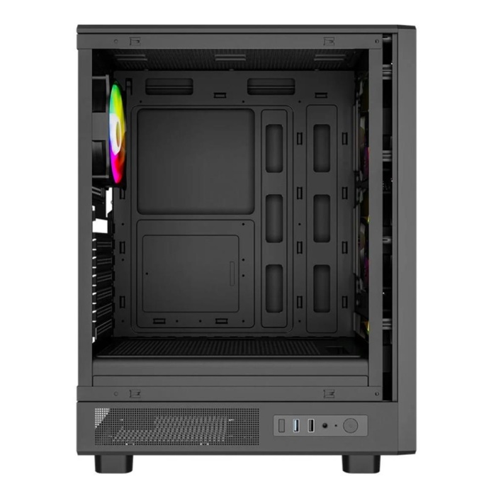 PowerBoost PB-A700B 750W 80+ BRONZE ATX USB 3.0 Rainbow Fanly Mesh Gaming Siyah Kasa
