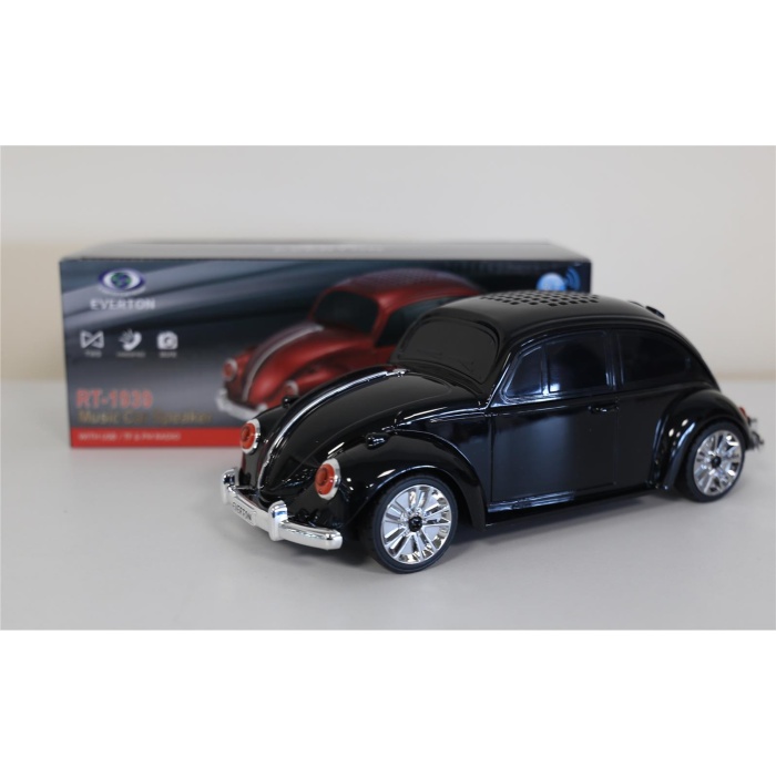 EVERTON RT-1939 Antrasit Arabalı  Bluetooth Fm-Usb-Tf-Aux Şarjlı Nostaljik Radyo