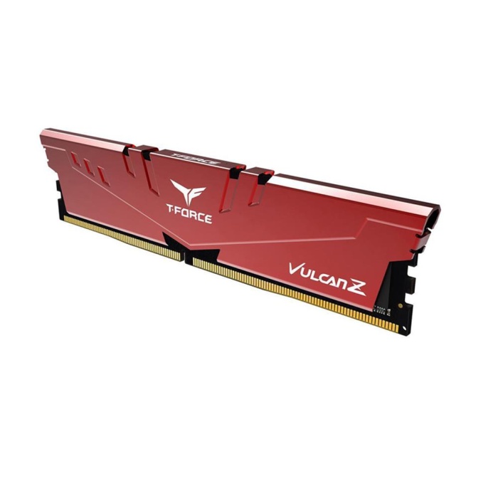 Team T-Force Vulcan Z 8GB (1x8GB) DDR4 3200MHz CL16 Kırmızı Gaming Ram (TLZRD48G3200HC16F01)