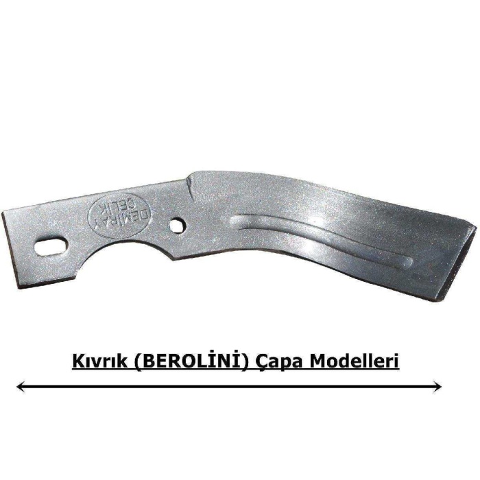 Bertolini 215 Federli Süper Çelik Çapa Bıçağı 24 Adet