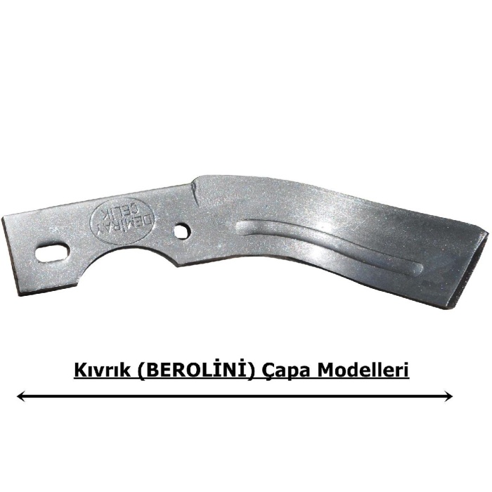 Bertolini 215 Federli Süper Çelik Çapa Bıçağı 24 Adet