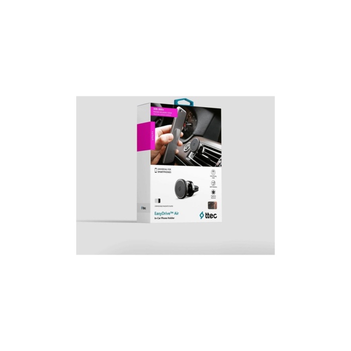 Ttec EasyDrive Pro Mıknatıslı Araç İçi Telefon Tutucu Siyah