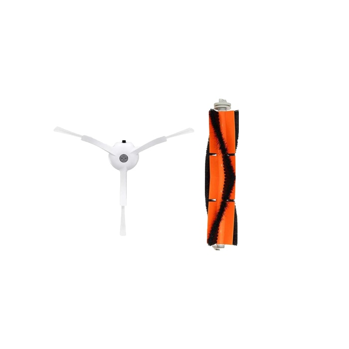 Xiaomi Mi Robot Vacuum Mop 2 Pro Robot Süpürge Set 1 adet ana fırça 1 adet yan fırça