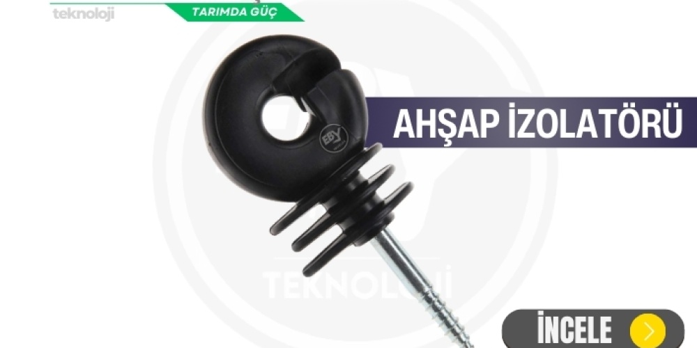 Elektrikli Çit Ahşap İzolatörü Kurulumu