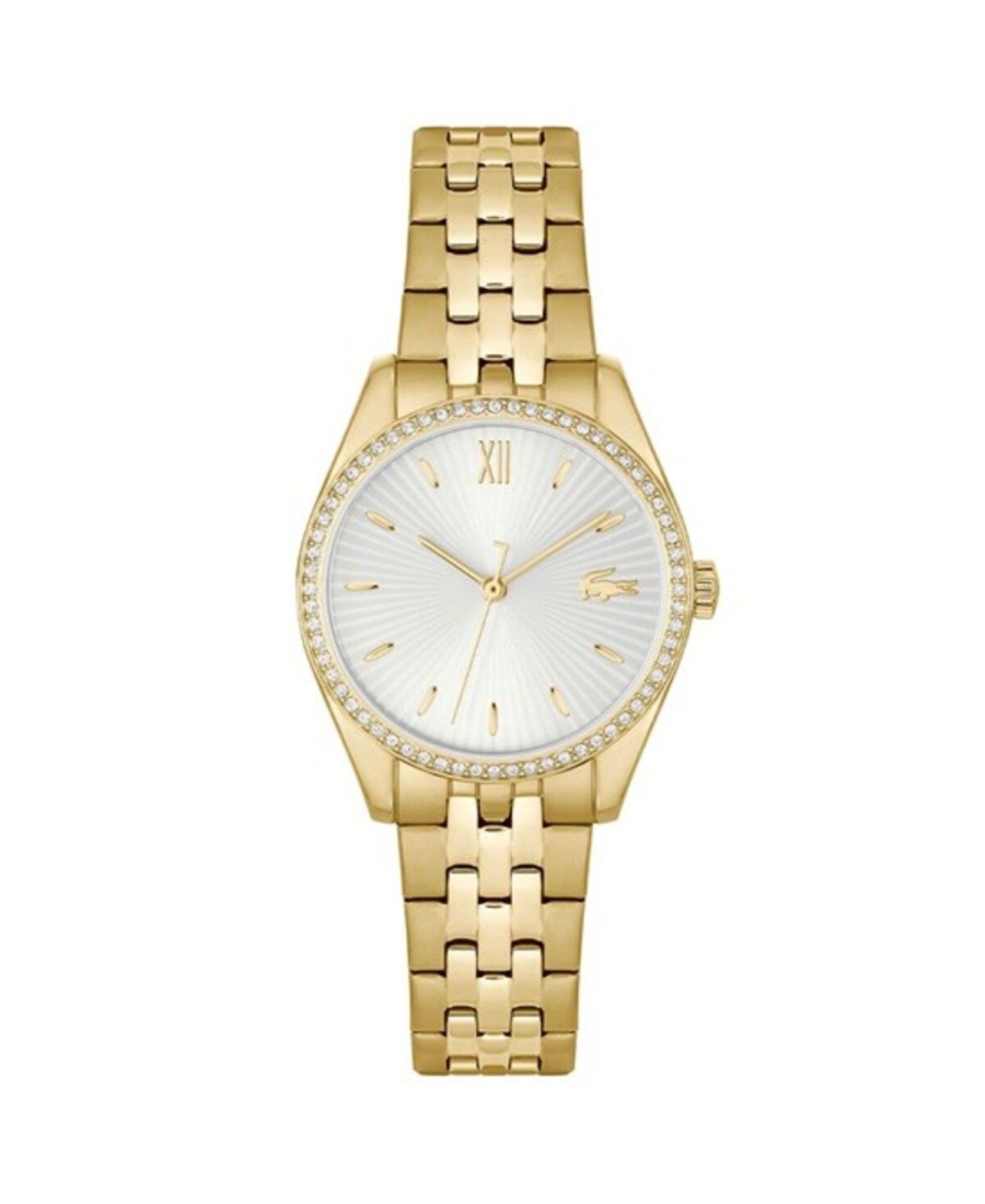 Lac2001324 Lacoste Quartz Çelik Altın Rengi 30 Mm Kadın Kol Saati
