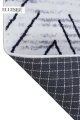 Beyaz Büküm Puffy Signature Yıkanabilir Halı