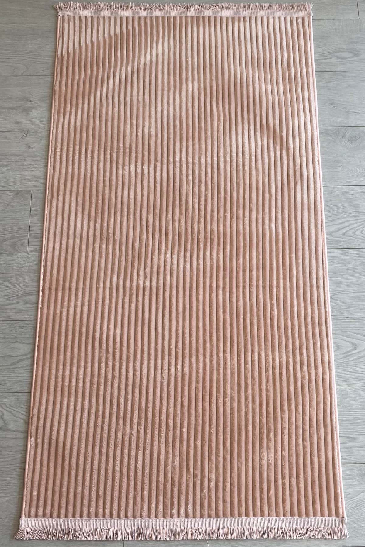 Line Pudra Yıkanabilir Halı