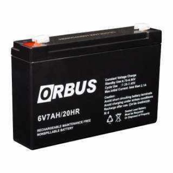 ORBUS 6V 7AH KURU TİP AKÜ