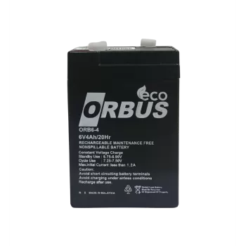 ORBUS 6V 4AH KURU TİP AKÜ