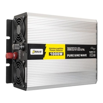 ORBUS 12V 1000W ŞARJLI İNVERTER TAM SİNÜS - TSI1000W