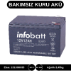 İNFOBATT 12V 12AH KURU TİP AKÜ