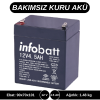 İNFOBATT 12V 4,5AH KURU TİP AKÜ