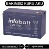 İNFOBATT 12V 9AH KURU TİP AKÜ