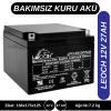 LEOCH 12V 27AH KURU TİP AKÜ