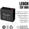 LEOCH 12V 9AH KURU TİP AKÜ