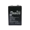 ORBUS 6V 4AH KURU TİP AKÜ (DEPOZİTOLUDUR)