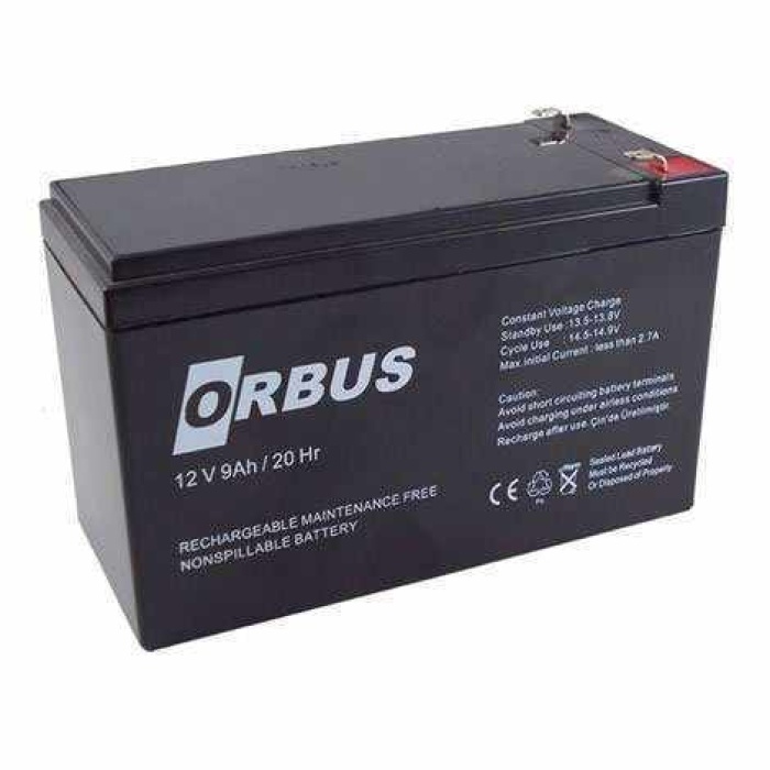 ORBUS 12V 9AH KURU TİP AKÜ