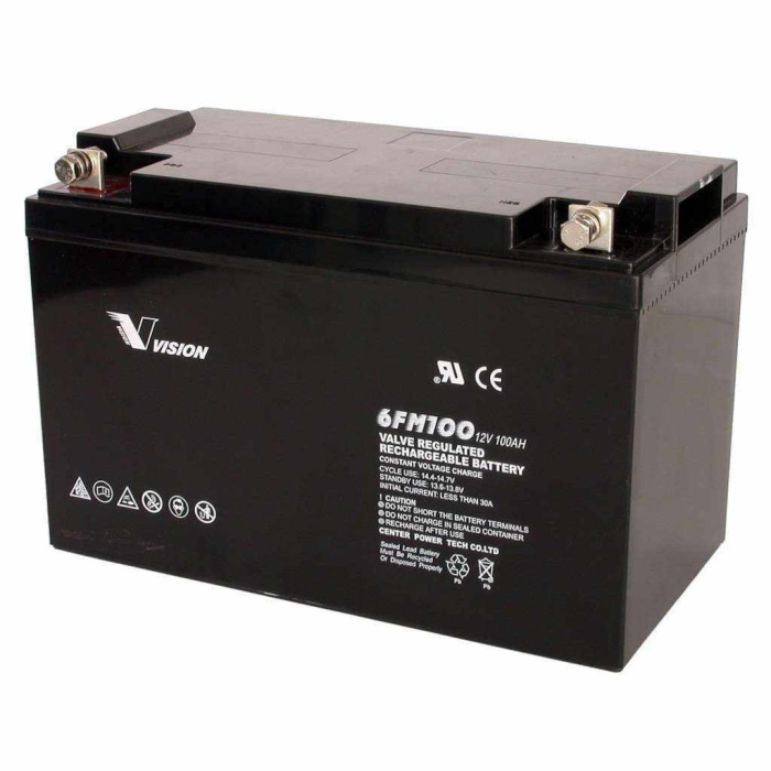 VISION 12V 100AH KURU TİP AKÜ