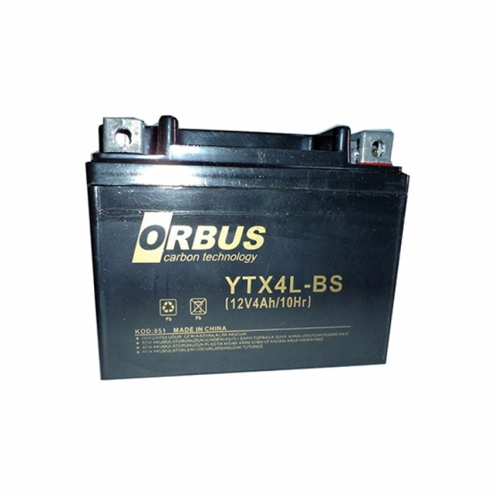 ORBUS YTX4L-BS 12V 4AH MOTORSİKLET AKÜSÜ