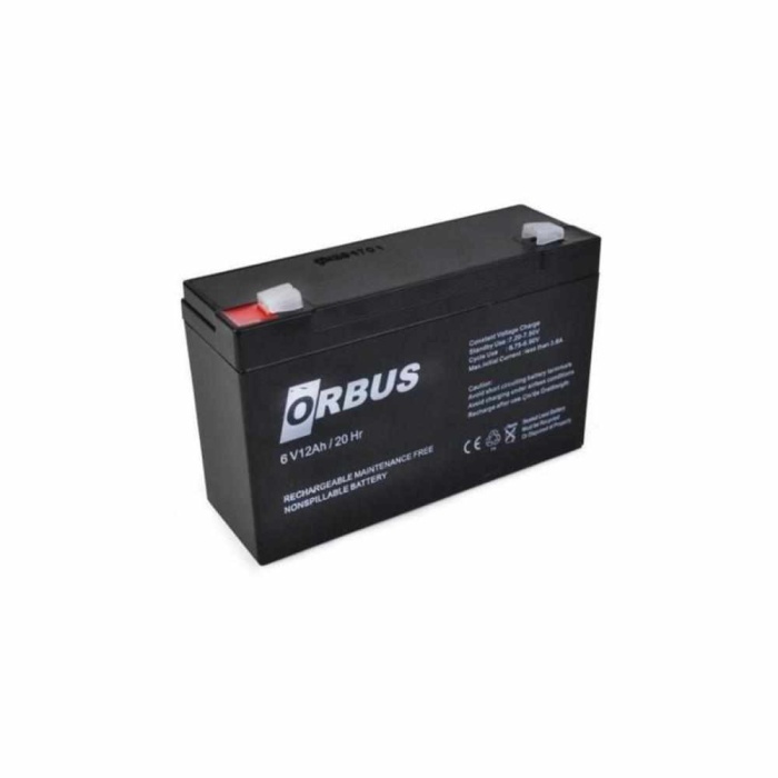 ORBUS 6V 12AH KURU TİP AKÜ