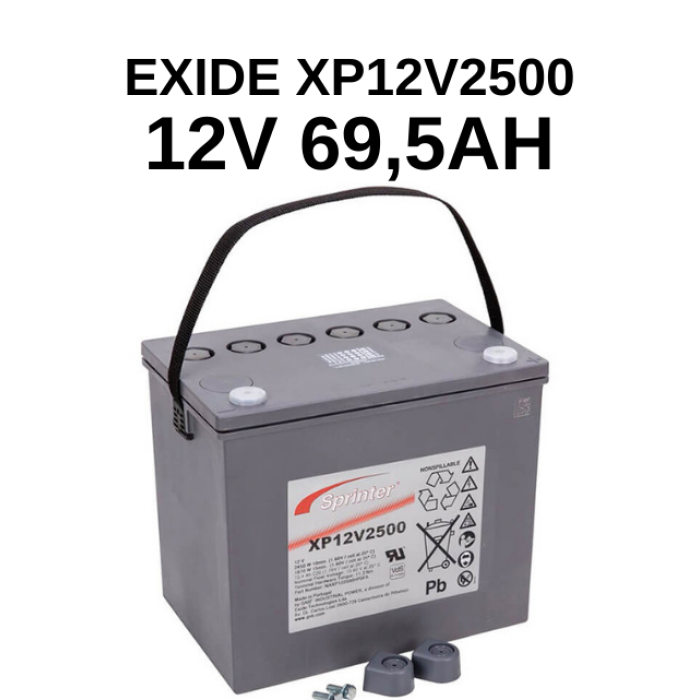 EXİDE XP12V2500 12V 69,5AH KURU TİP AKÜ