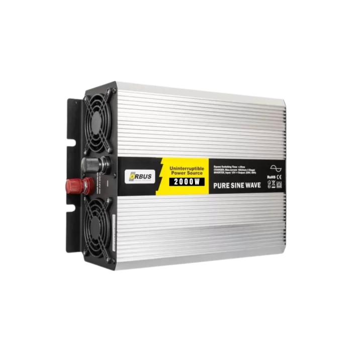 ORBUS 12V 2000W ŞARJLI İNVERTER TAM SİNÜS - TSI2000W
