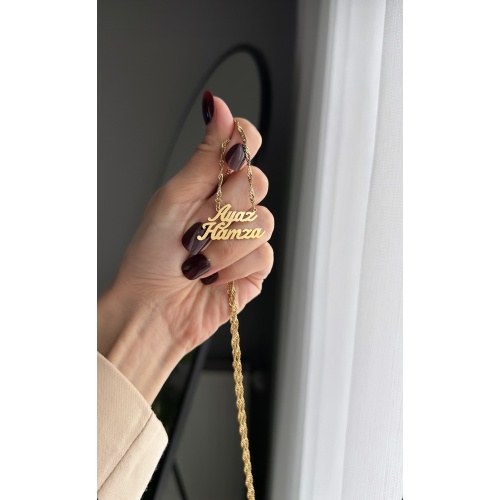 Çelik iki isimli kolye