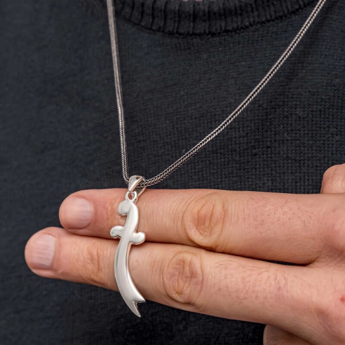 Gümüş Zülfikar Kılıcı Erkek Kolye