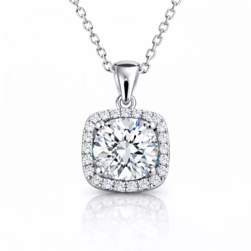 Gümüş Kare Montür Bayan Set