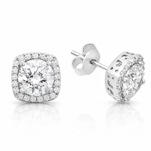 Gümüş Kare Montür Bayan Set