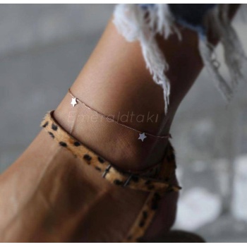 Yıldız detaylı halhal