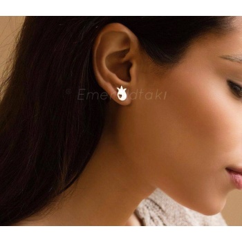 Lale figürlü kolye