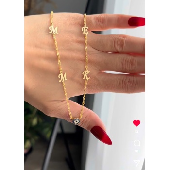 Dört harf nazar kolye