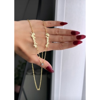 İki isim nazar kolye