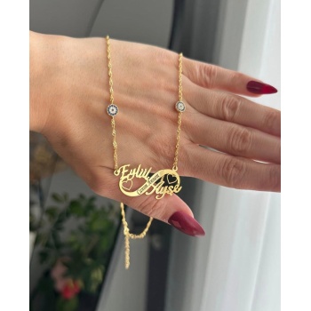 Nazar detaylı sonsuzluk kolye