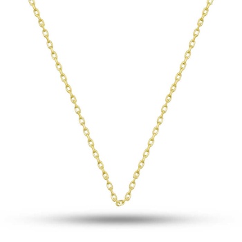 Gümüş Gold 0.30 Mikron 50 Cm Forse Kadın Zincir