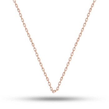 Gümüş Rose 0.30 Mikron 45 Cm Forse Kadın Zincir
